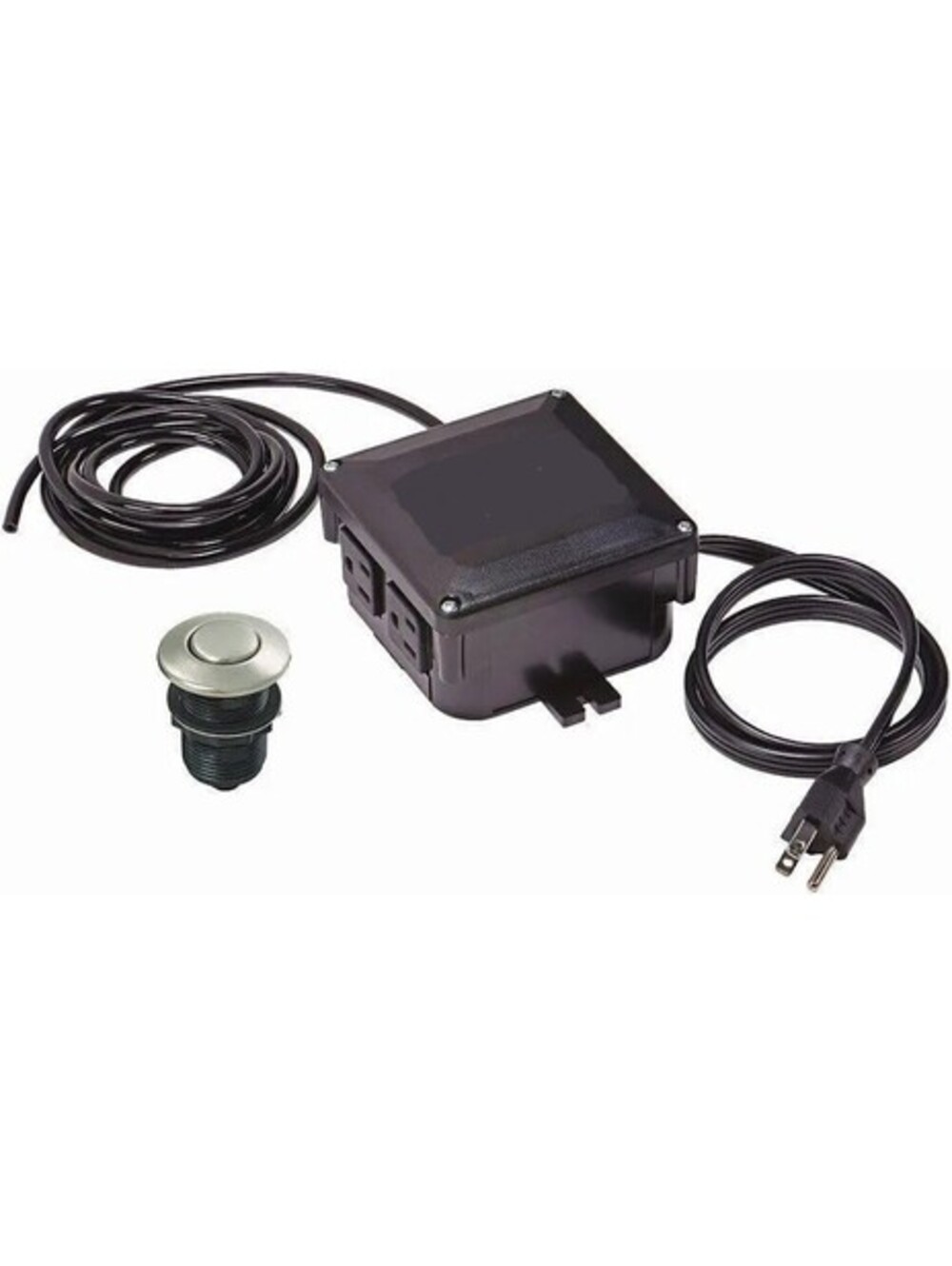 Garbage Disposal Air Switch Kit, Dual Outlet Sink Top Switch Button